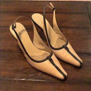 Circa Joan & David Black and Tan heels